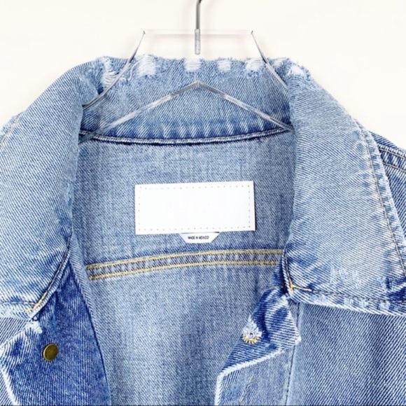 Re/Done | Distressed 70s Rodeo Denim Jacket NWT - Picture 4 of 13